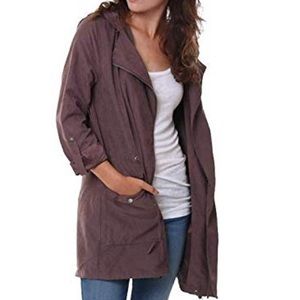 Brand new mocha drawstring jacket